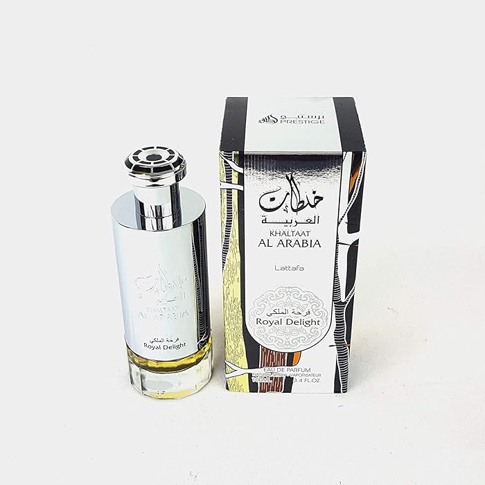 Lattafa Royal Delight Khaltat Al Arabia Silver EDP Perfume For Men 100 ml