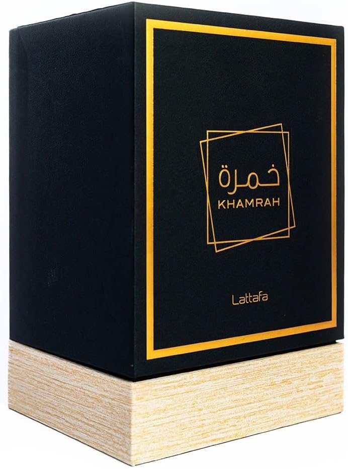 Lattafa  Khamrah for Unisex Eau de Parfum Spray, 3.4 Ounce / 100ml