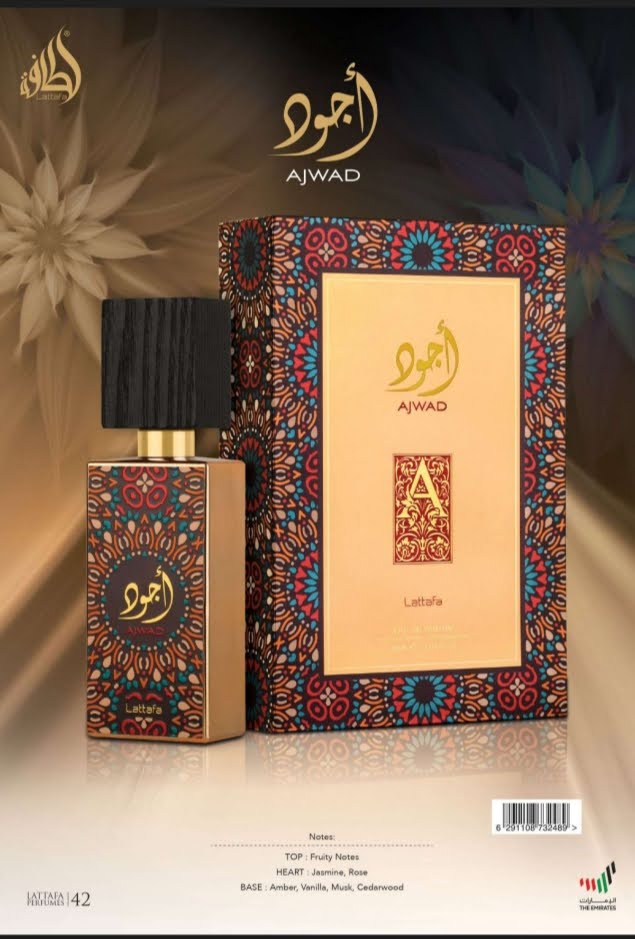 Lattafa Ajwad Long Lasting Imported Eau De Perfume 100 ml